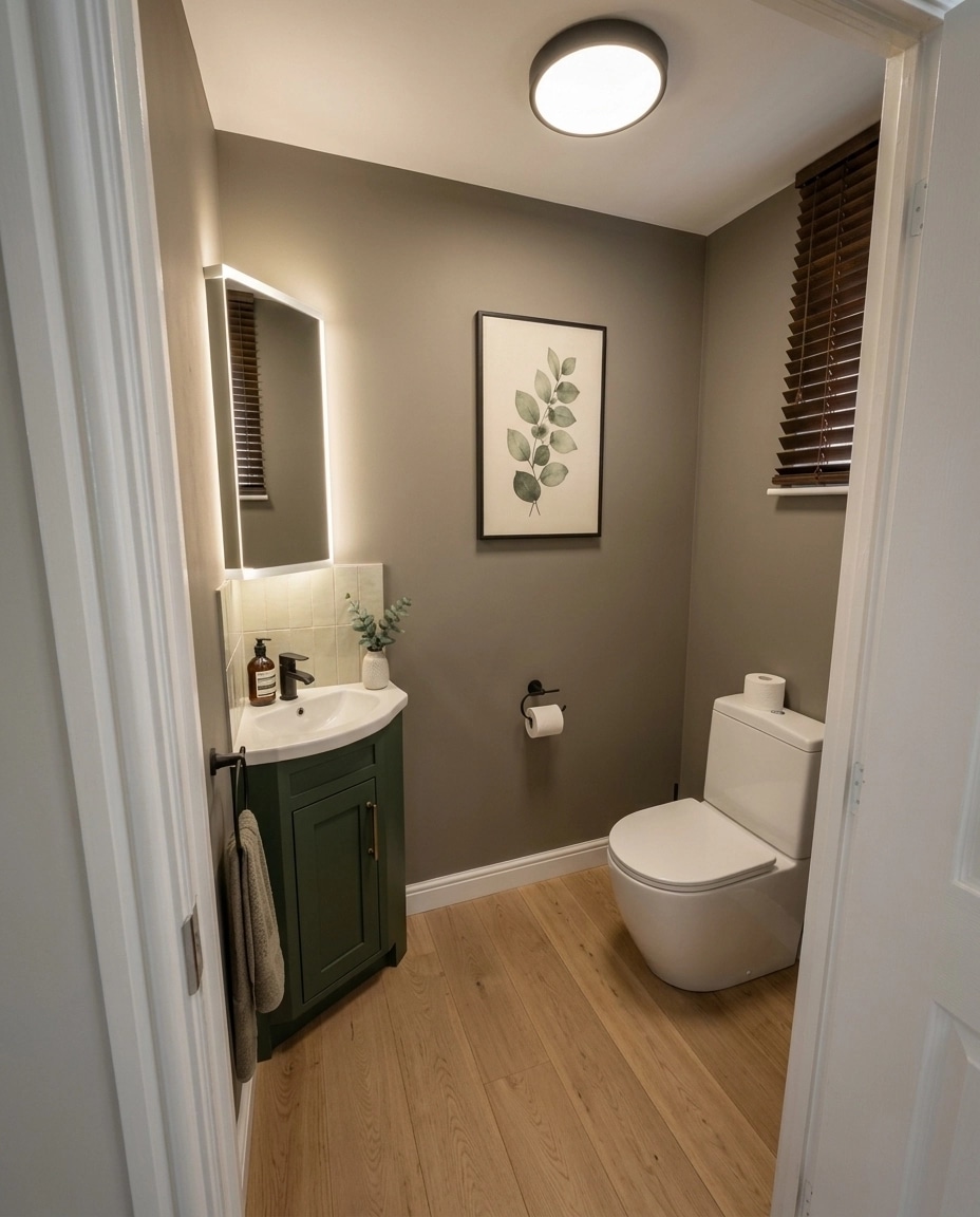 Bathroom interior in Transitional style — photo by GenRoom AI