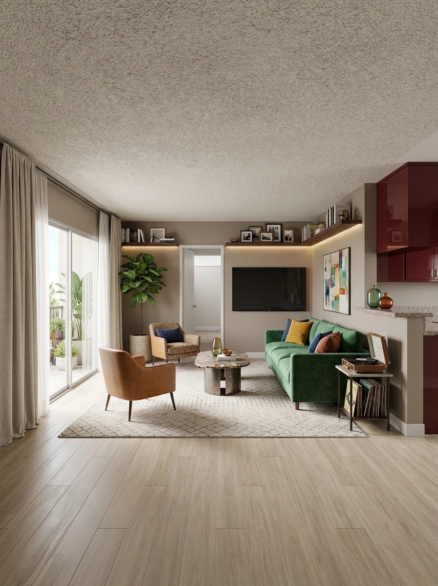 Interior design in Contemporary style — Living Room by GenRoom AI