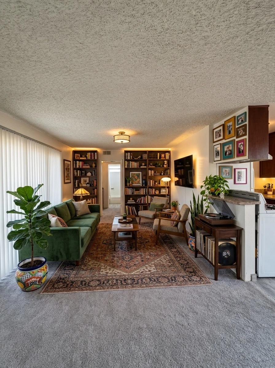 Interior design in Eclectic style — Living Room by GenRoom AI