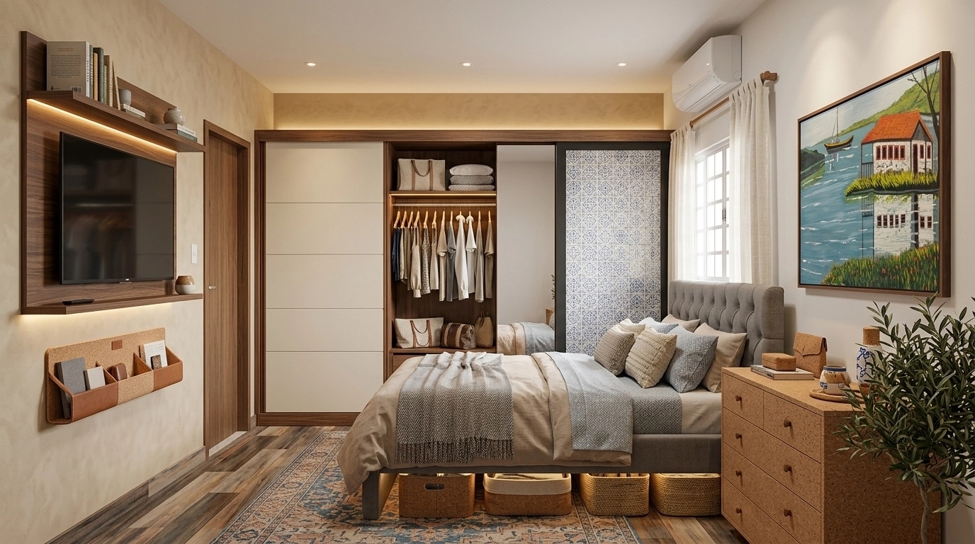 Portuguese Modern Chambre design — interior photo by GenRoom AI