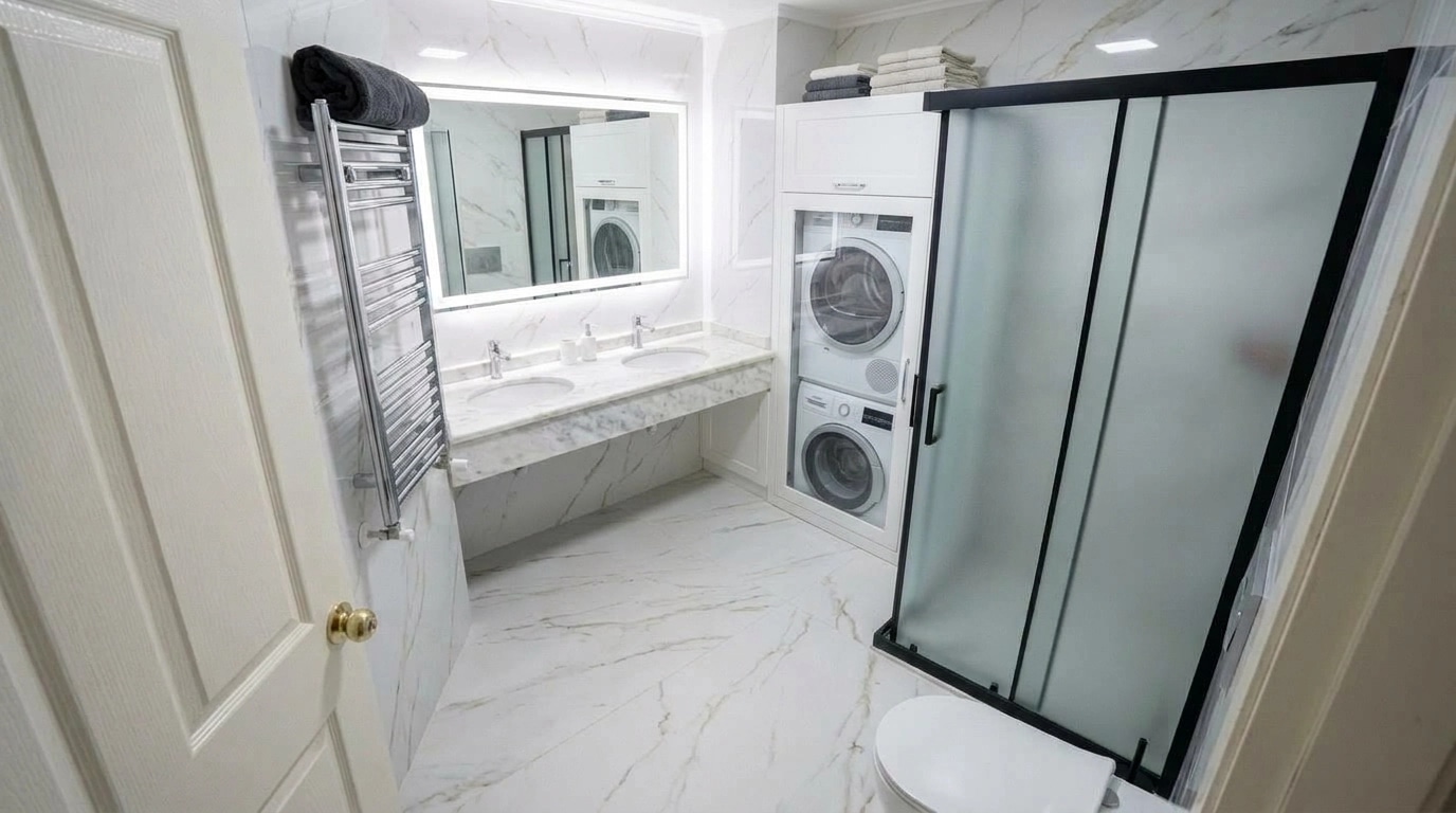 Bathroom interior in no_style style — photo by GenRoom AI