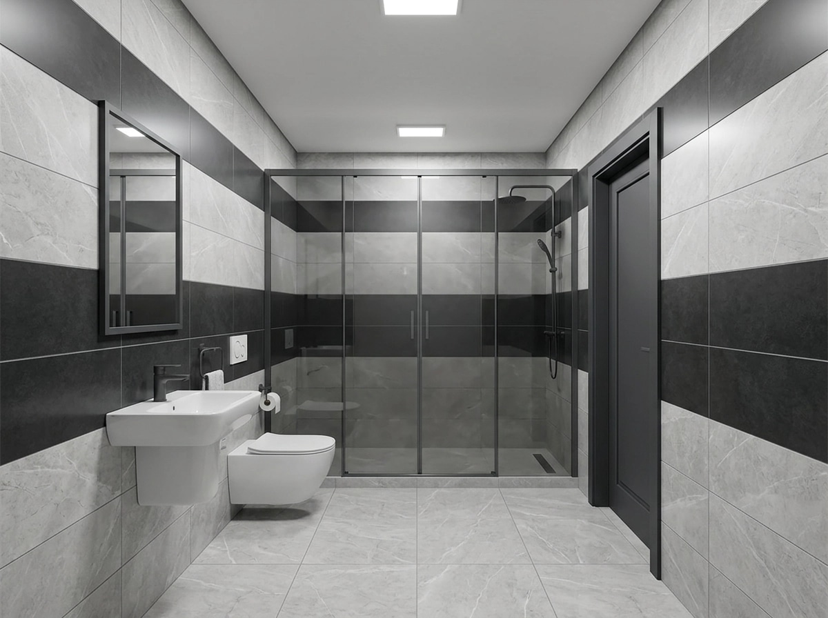 Bathroom interior in no_style style — photo by GenRoom AI