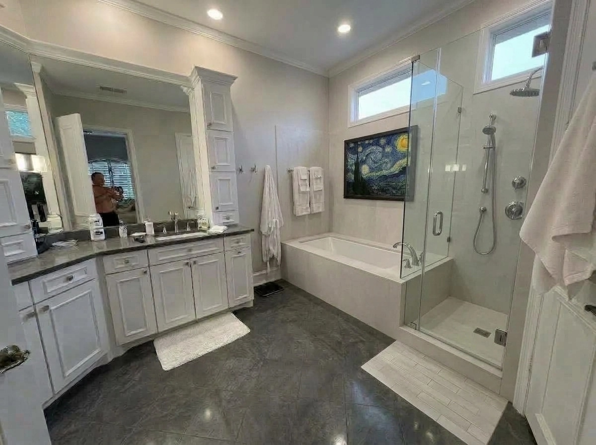 Bathroom interior in no_style style — photo by GenRoom AI