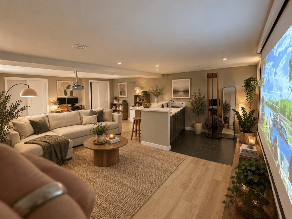 Scandinavian Living Room design — interior photo by GenRoom AI