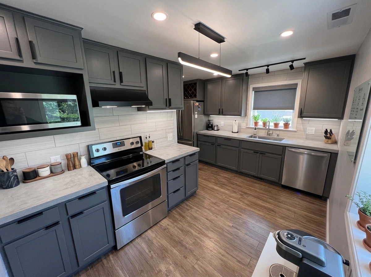Interior design in Contemporary style — Kitchen by GenRoom AI