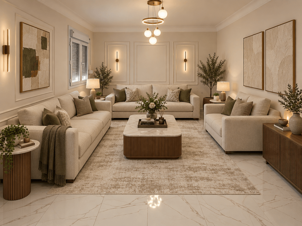 Interior design in Contemporary style — Living Room by GenRoom AI