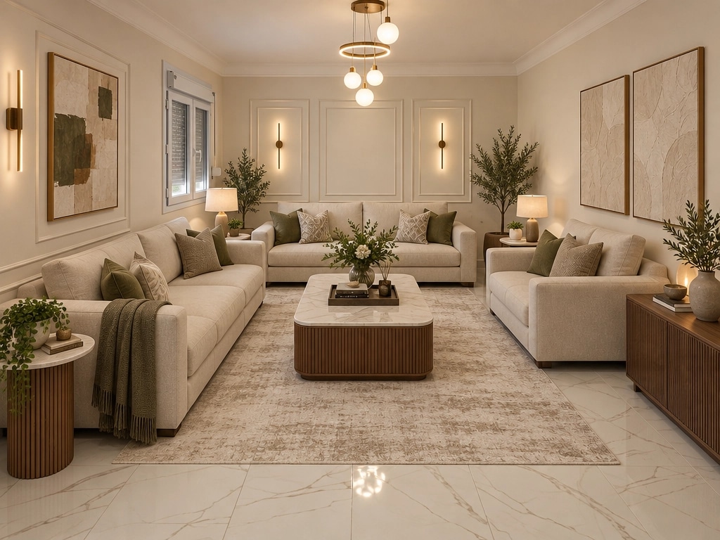 Interior design in Contemporary style — Living Room by GenRoom AI