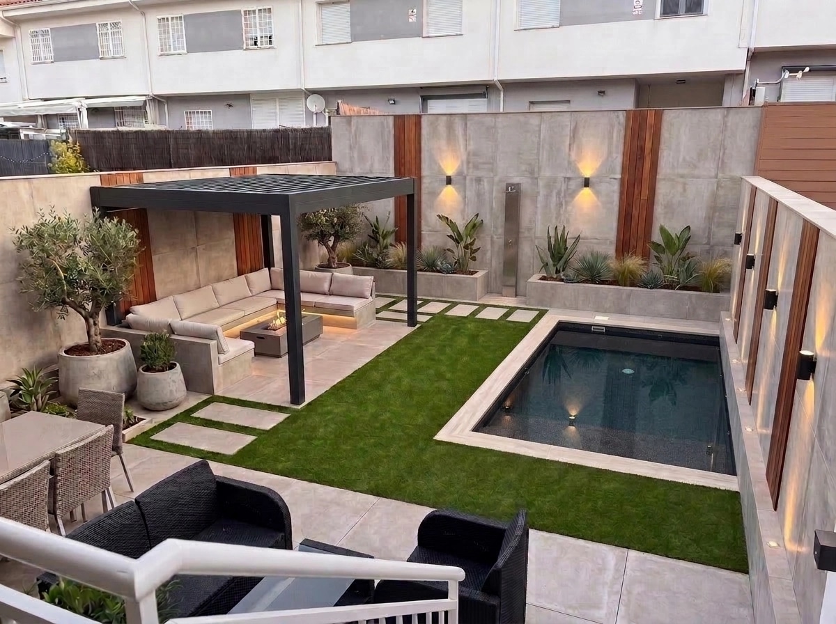 Contemporary Yard Yard design — yard photo by GenRoom AI