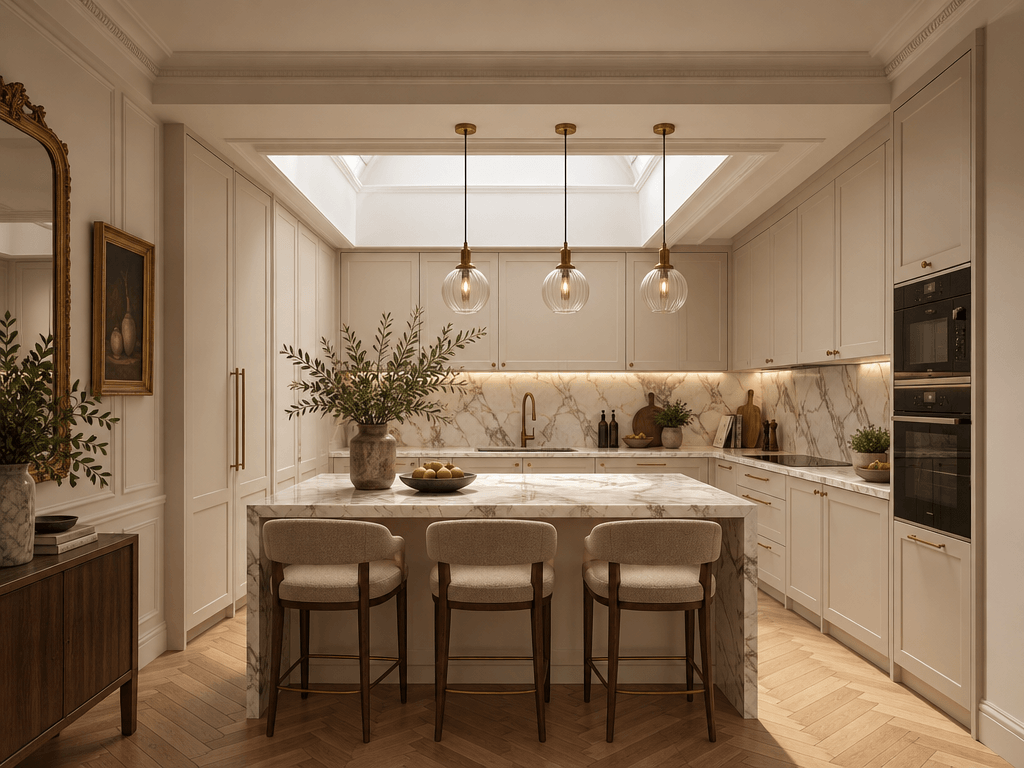 Interior design in French Parisian style — Kitchen by GenRoom AI