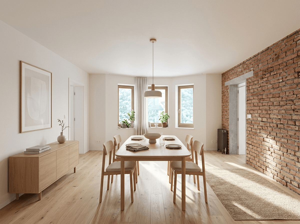 Interior design in Scandinavian style — dining_room by GenRoom AI