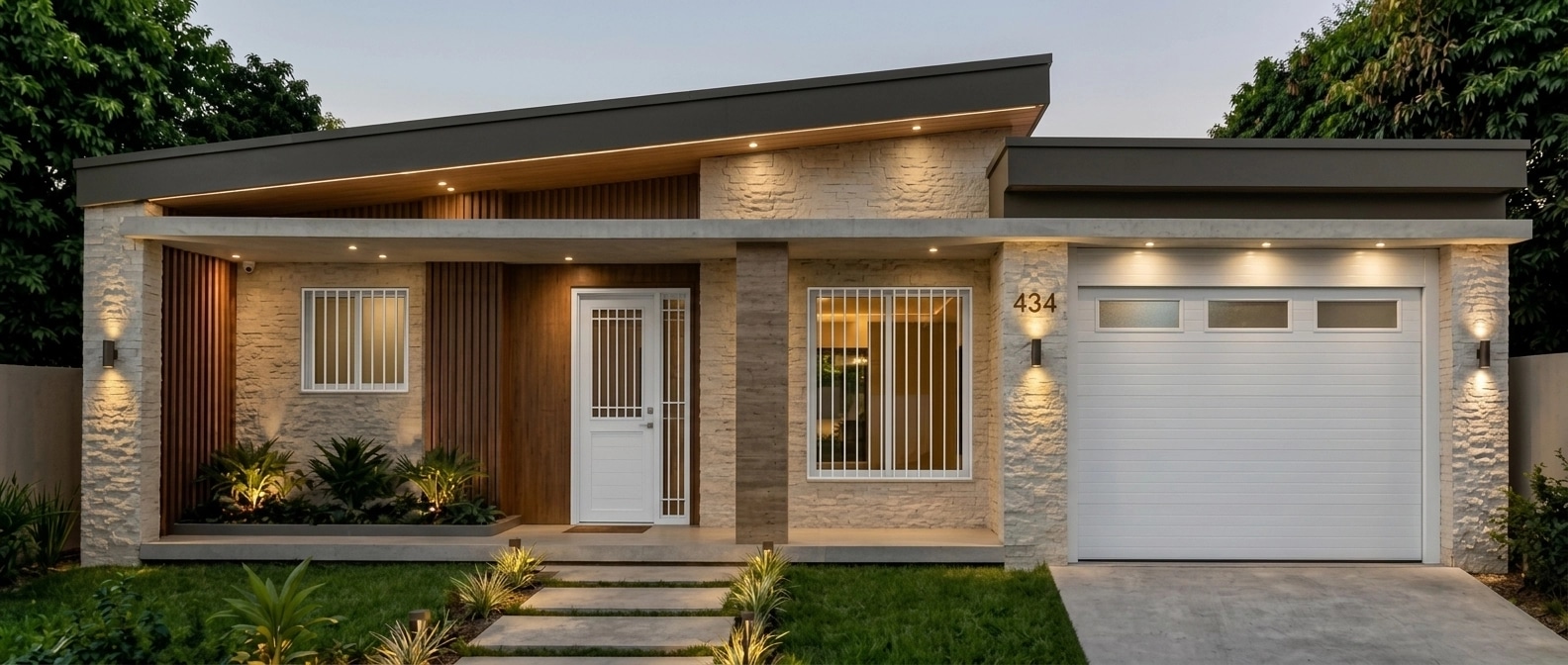Contemporary Facade Facade design — facade photo by GenRoom AI