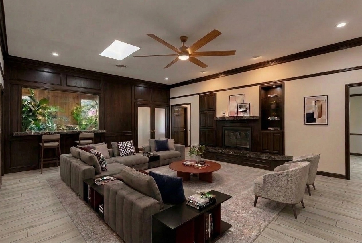 Interior design in Contemporary style — Living Room by GenRoom AI