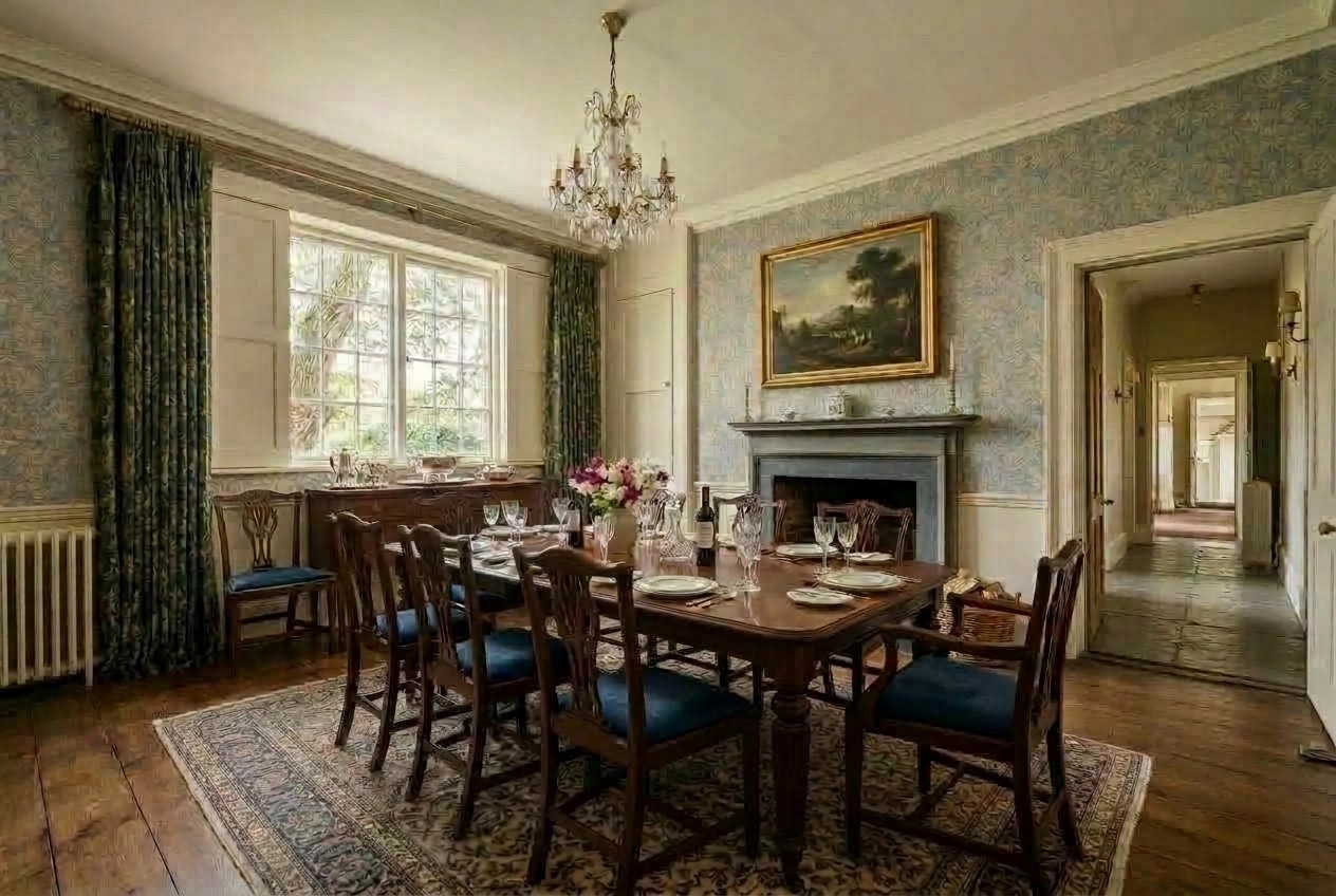 Interior design in British style — dining_room by GenRoom AI