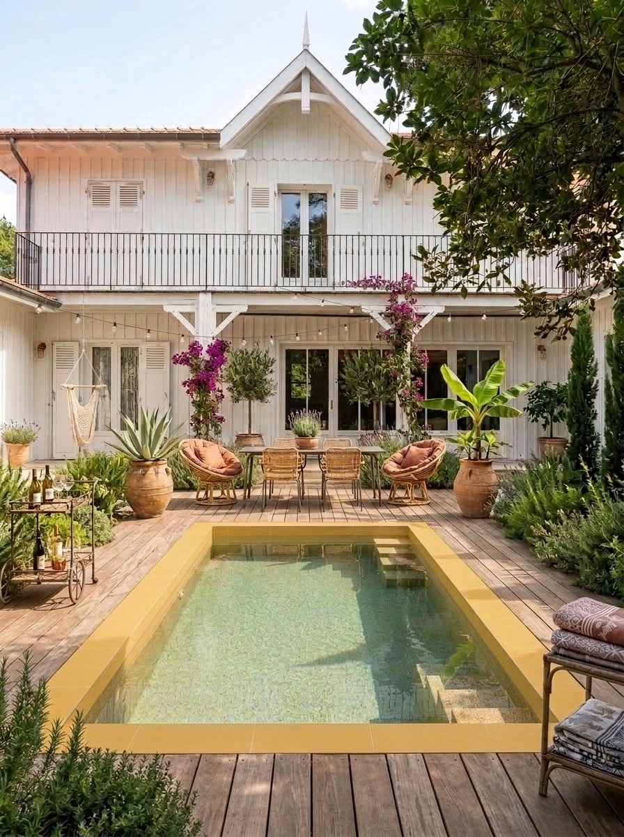 Landscape design in Mediterranean Yard style — Yard by GenRoom AI