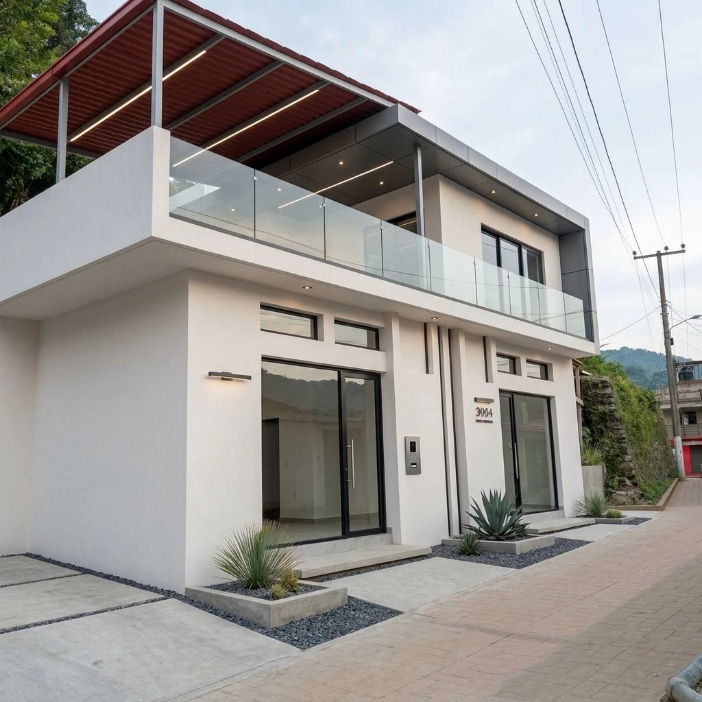 Facade design in Minimalist Facade style — Facade by GenRoom AI