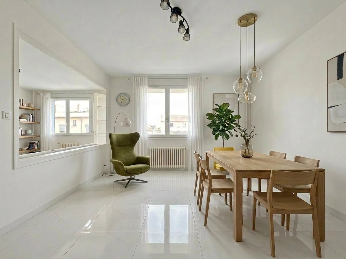 Minimalism Living Room design — interior photo by GenRoom AI