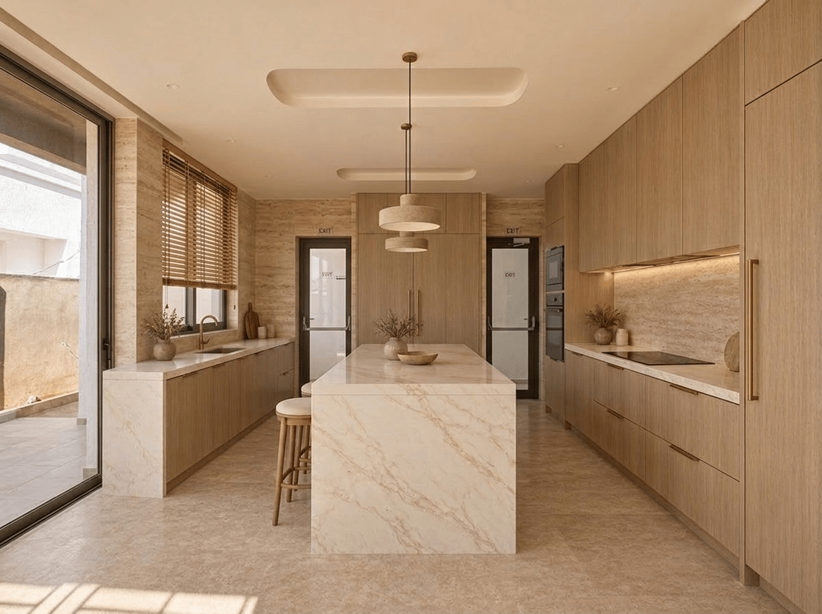 Minimalism Kitchen design — interior photo by GenRoom AI