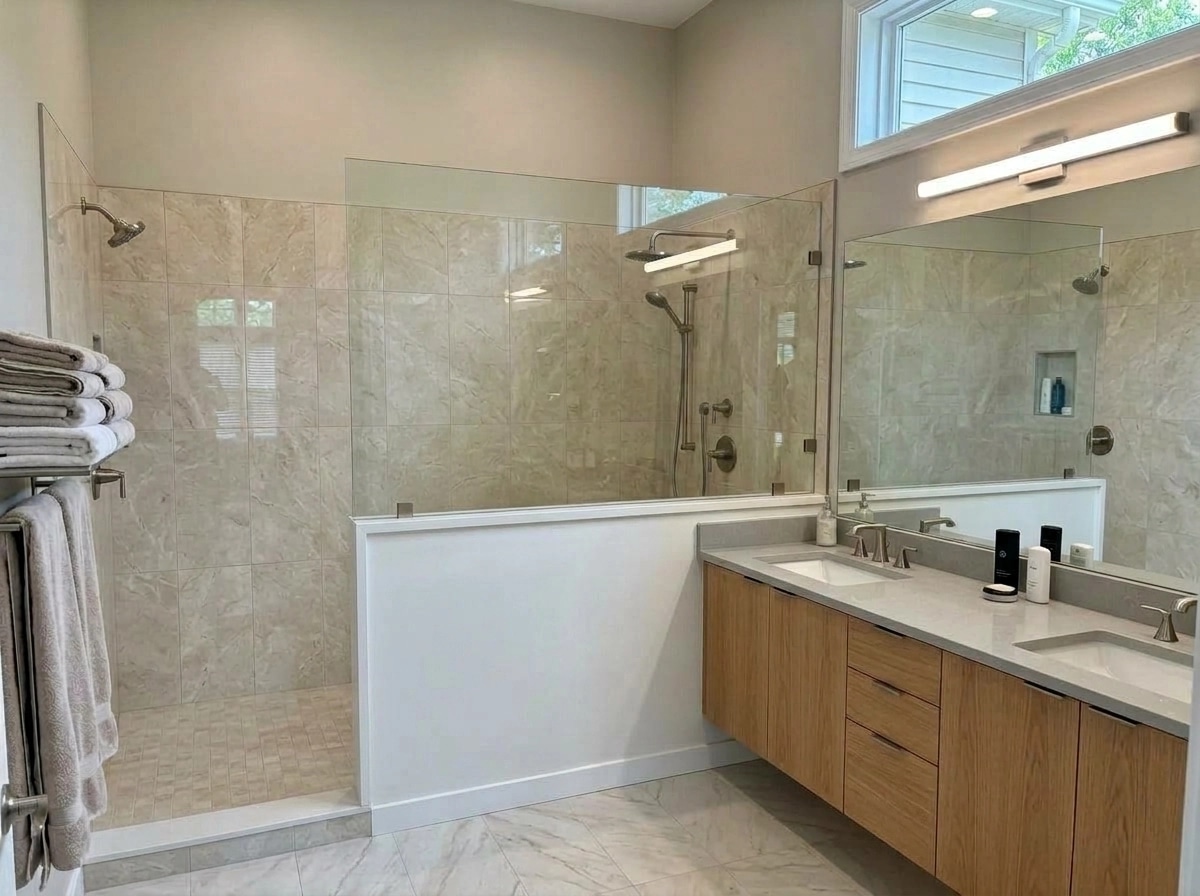 Bathroom interior in no_style style — photo by GenRoom AI