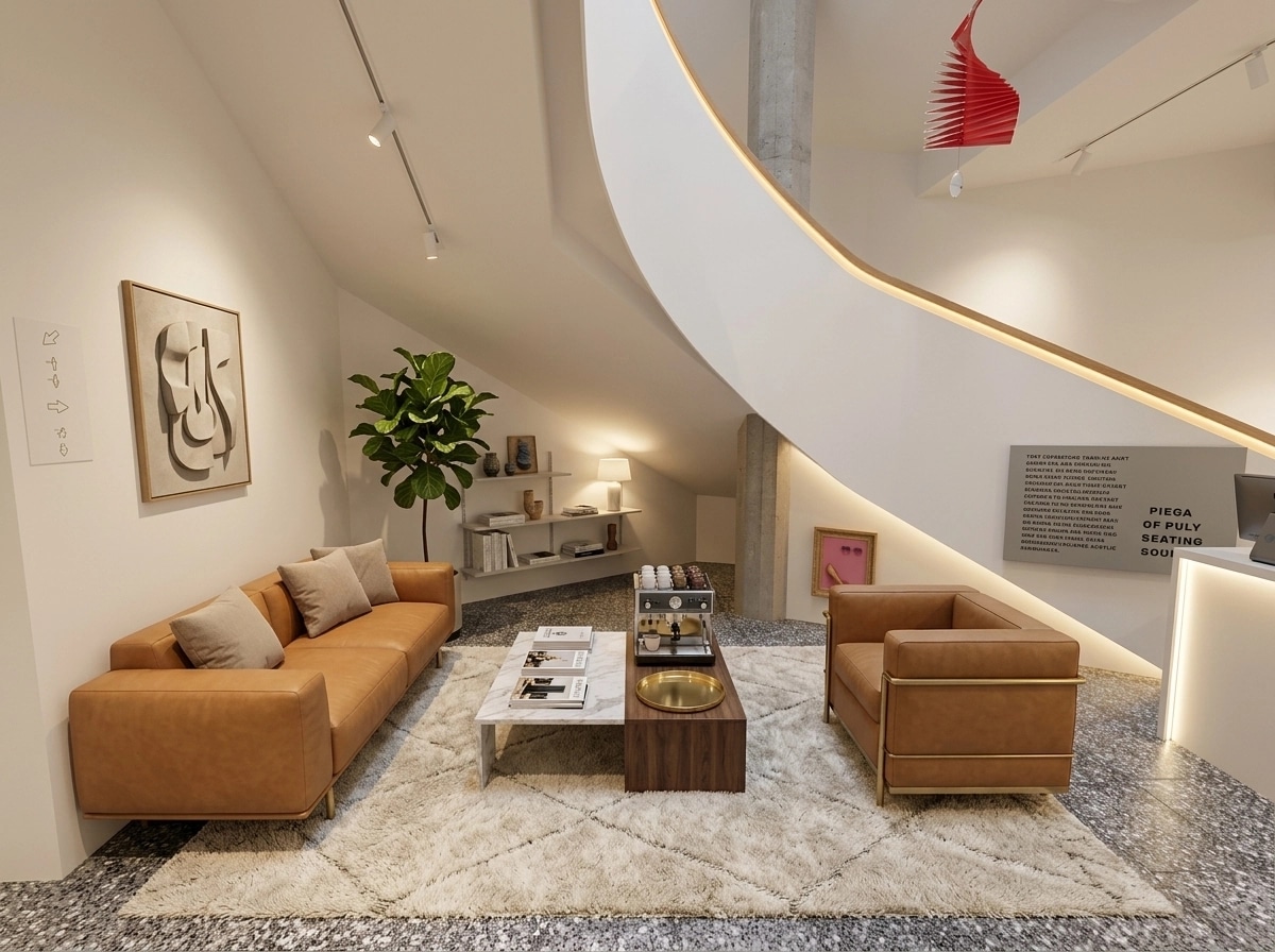 Interior design in Contemporary style — lobby by GenRoom AI