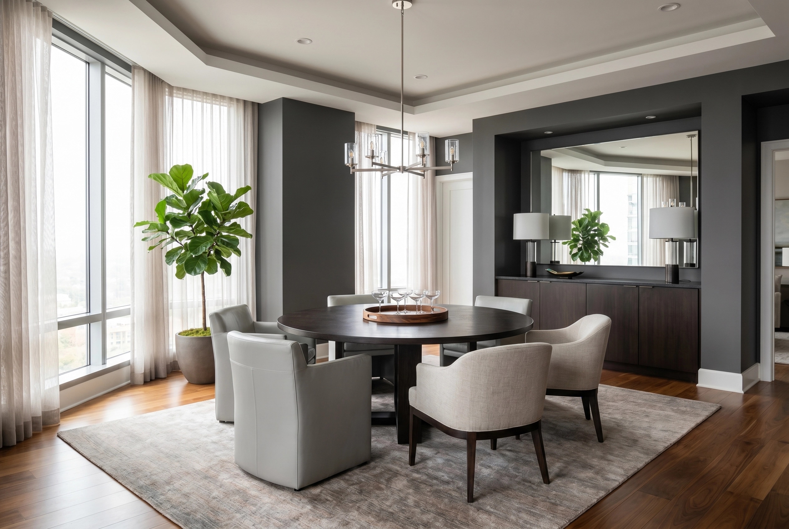 Interior design in Contemporary style — Living Room by GenRoom AI