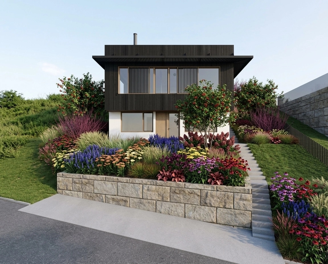 Yard design in no_style style — photo by GenRoom AI