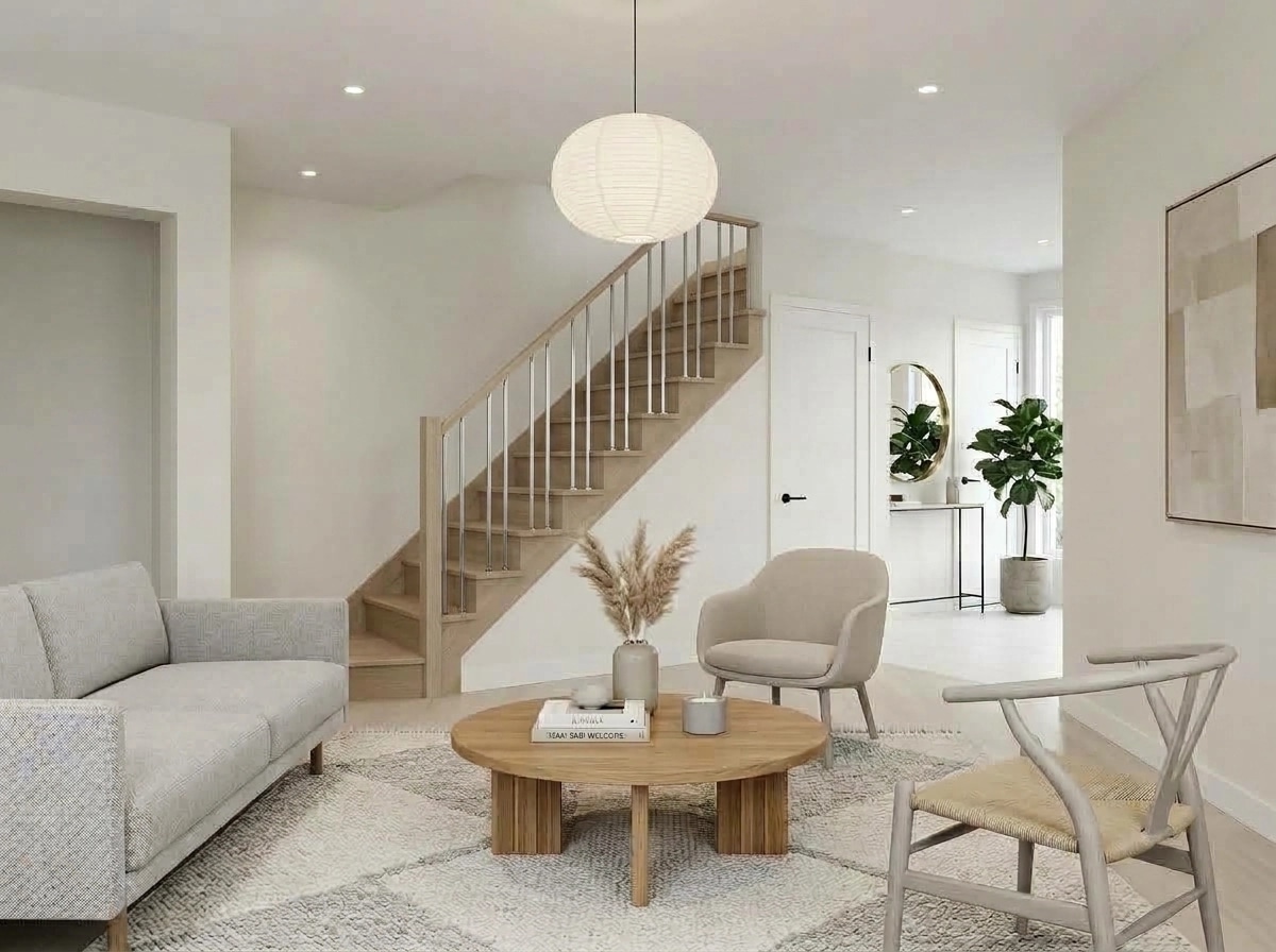 Scandinavian Living Room design — interior photo by GenRoom AI