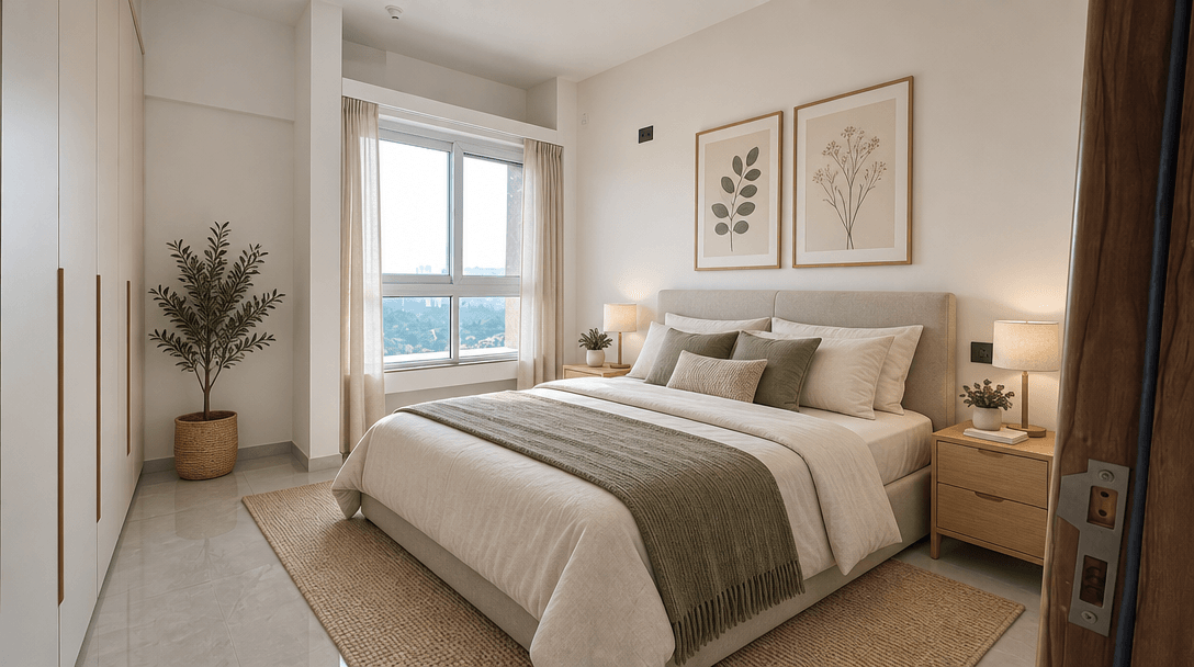 Interior design in Scandinavian style — Bedroom by GenRoom AI
