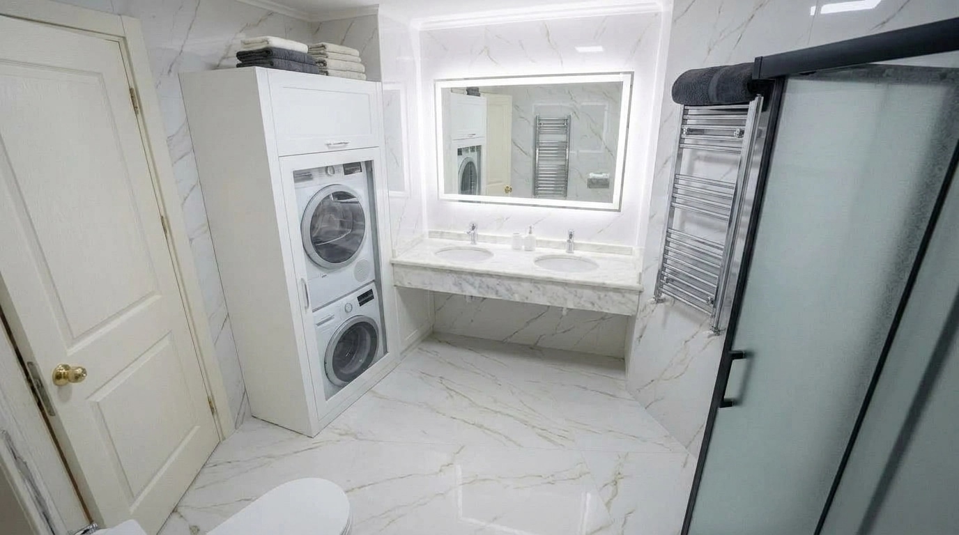 Bathroom interior in no_style style — photo by GenRoom AI