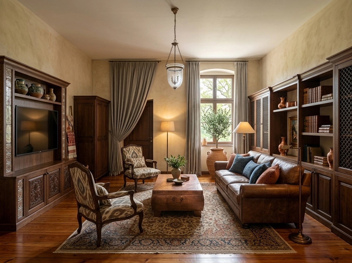 Interior design in Mediterranean style — Living Room by GenRoom AI