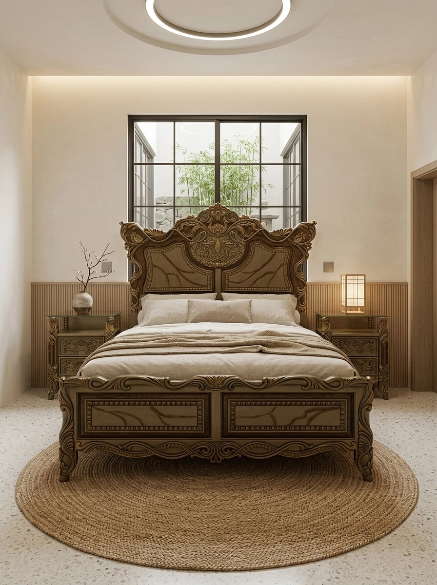 Japandi Bedroom design — interior photo by GenRoom AI
