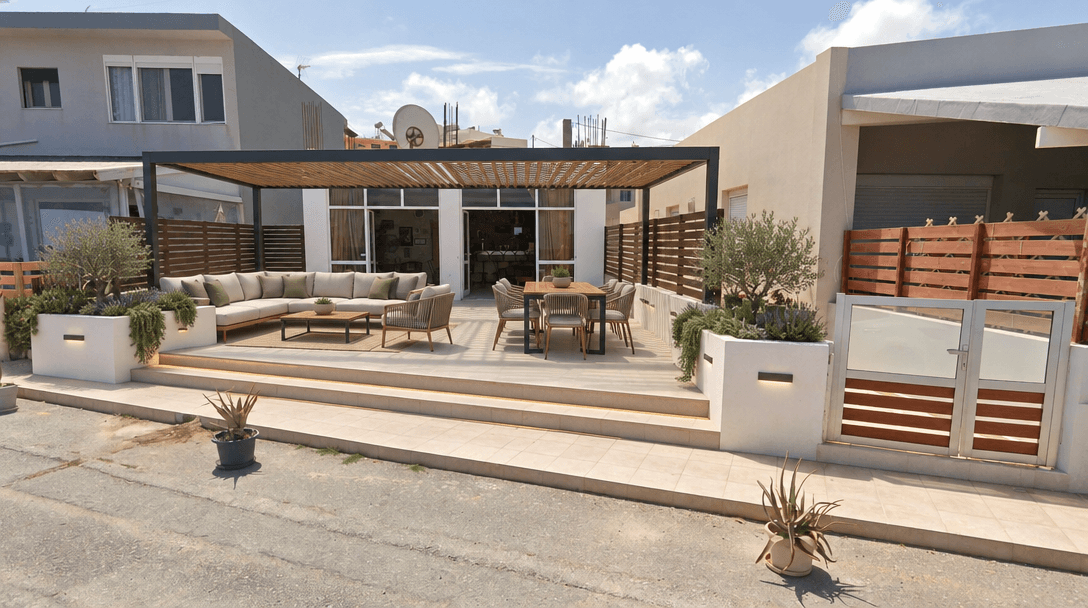 Landscape design in Minimalist Yard style — Yard by GenRoom AI