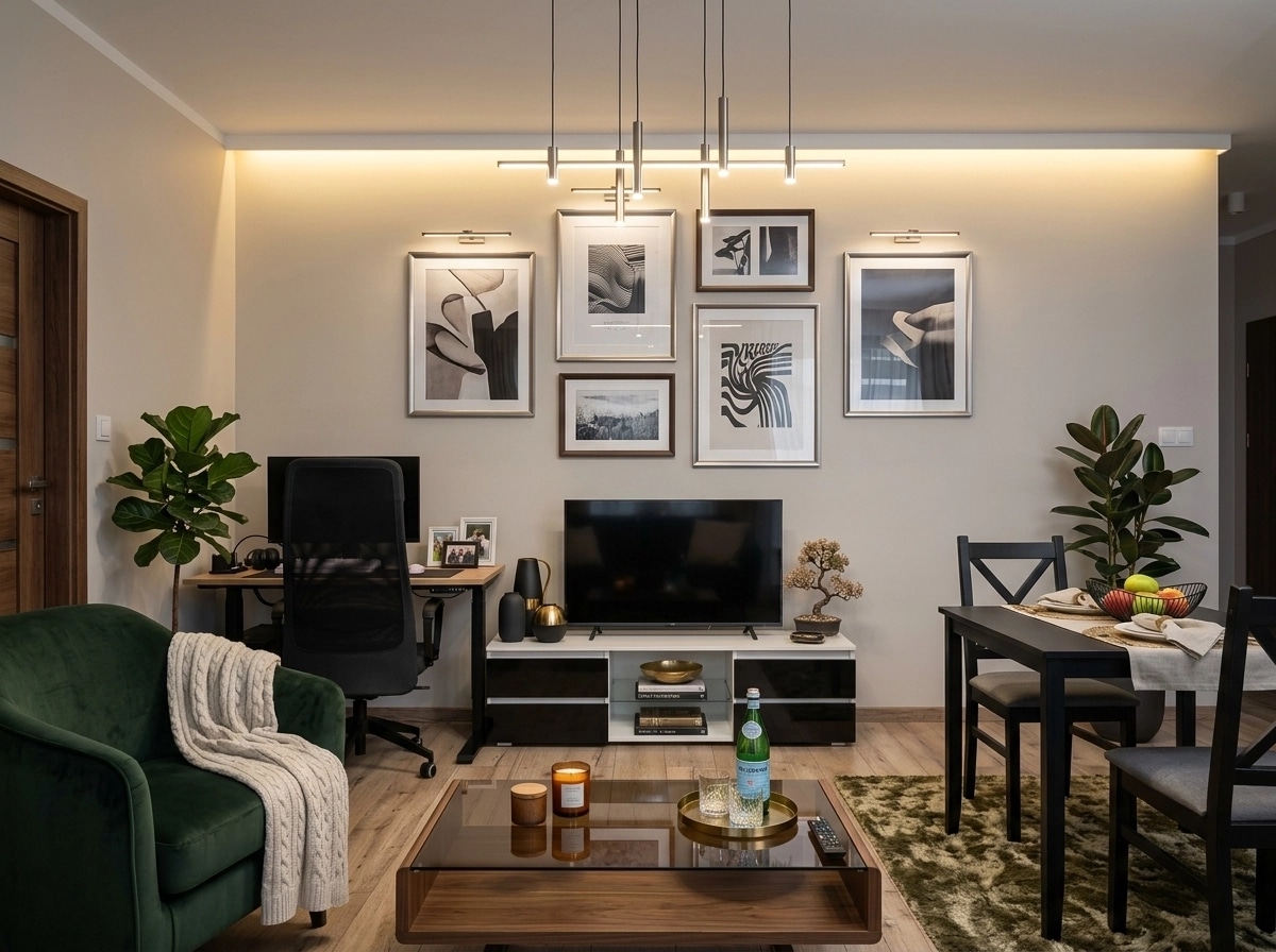 Interior design in Contemporary style — Living Room by GenRoom AI
