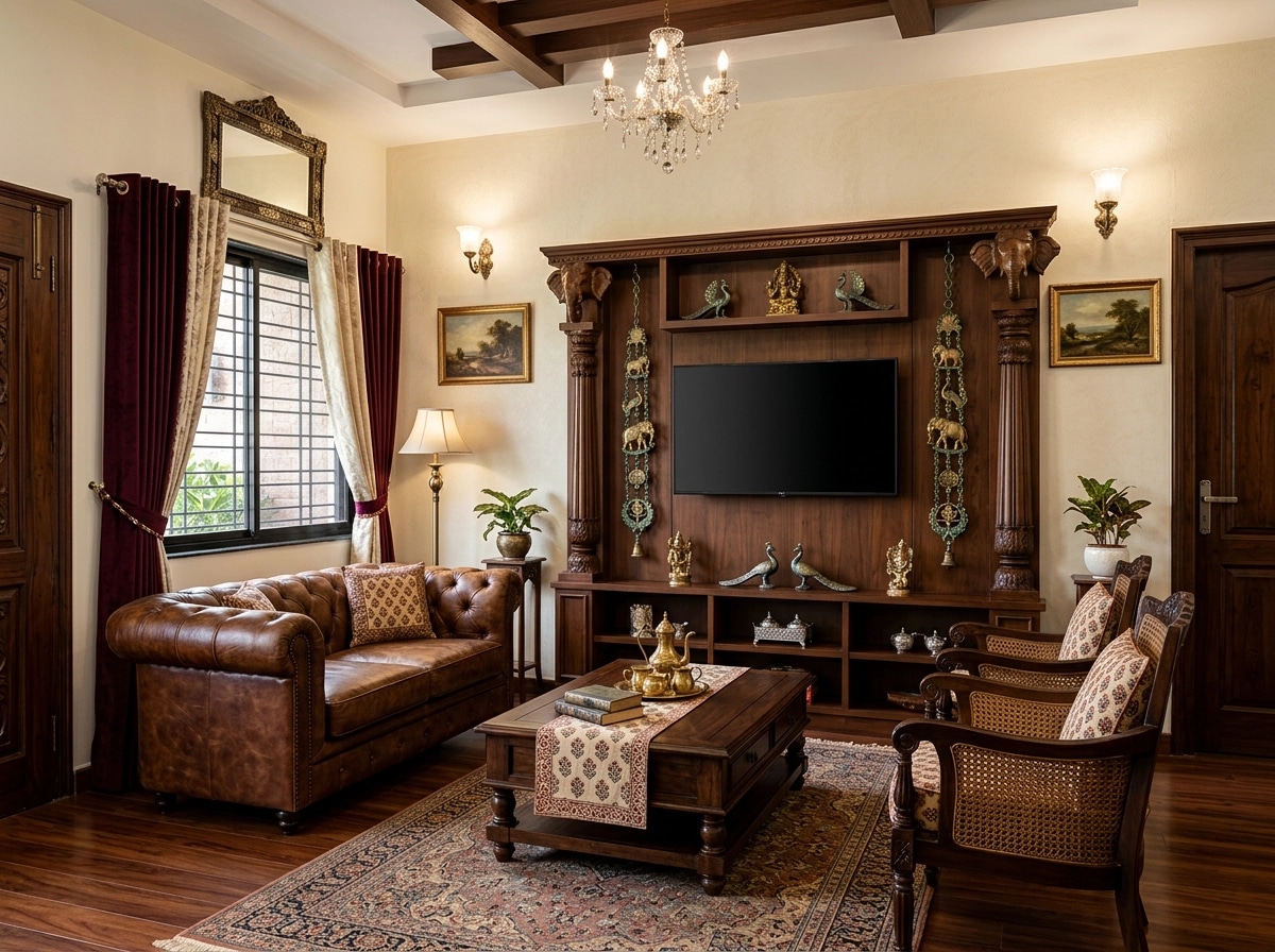 Interior design in British style — Living Room by GenRoom AI