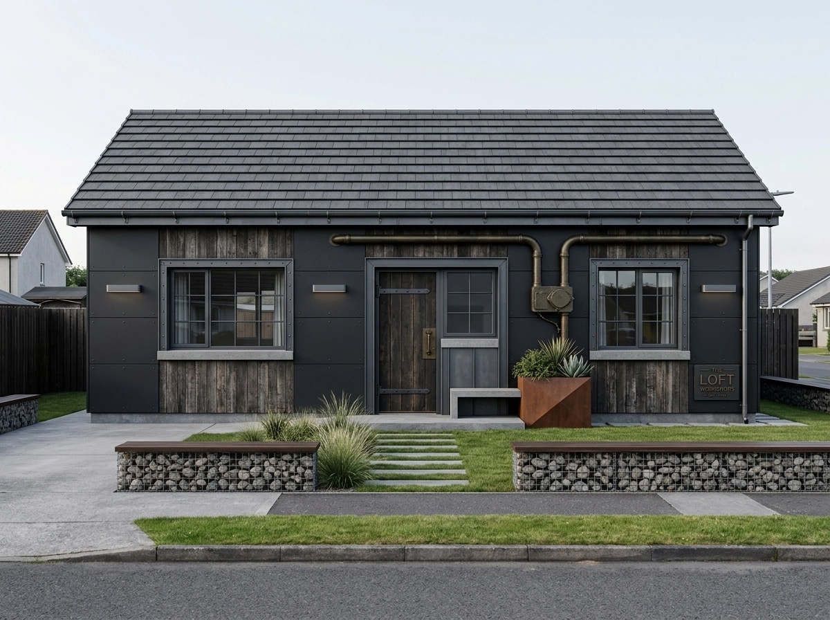 Facade design in Loft Facade style — Facade by GenRoom AI