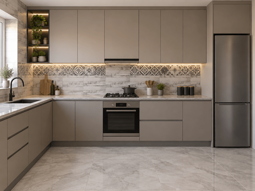 Kitchen interior in no_style style — photo by GenRoom AI