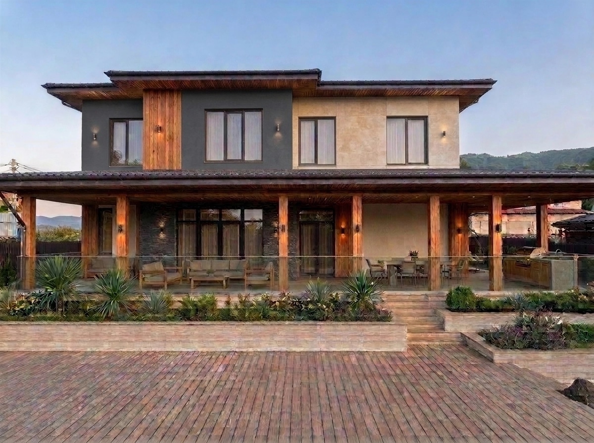 Contemporary Facade Cephe design — facade photo by GenRoom AI