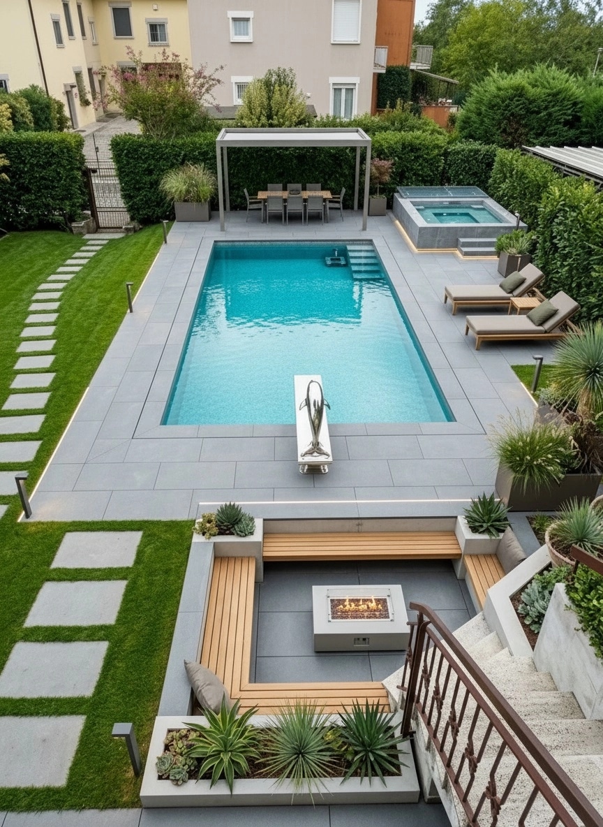 Contemporary Yard Yard design — yard photo by GenRoom AI