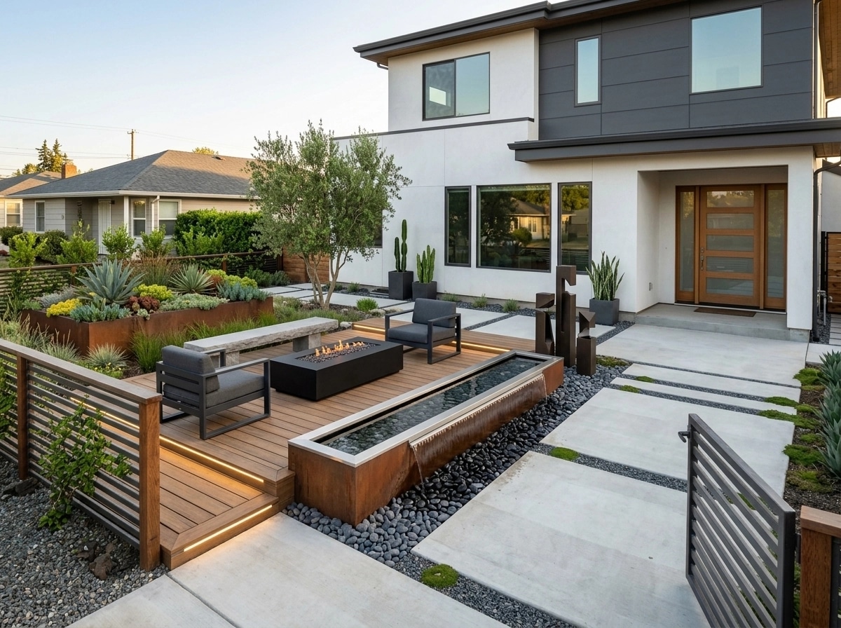 Contemporary Yard Yard design — yard photo by GenRoom AI