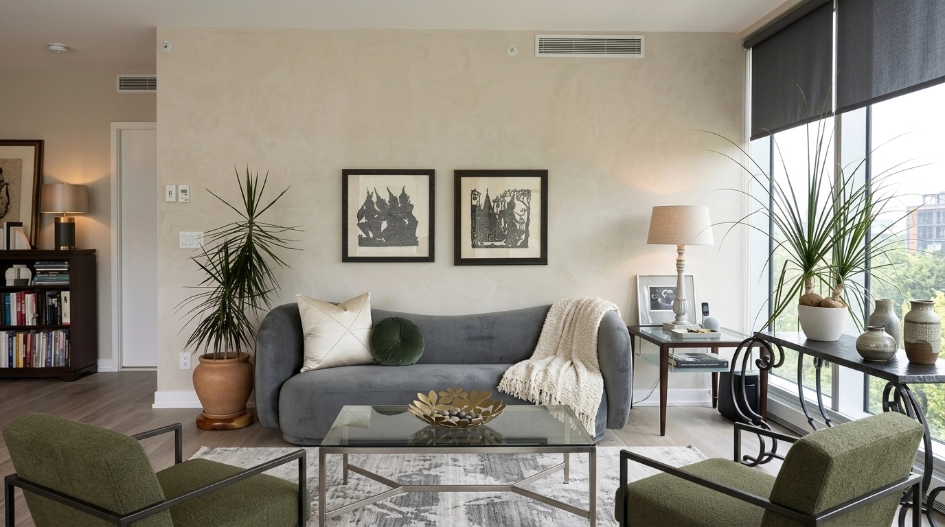 Interior design in Contemporary style — Living Room by GenRoom AI