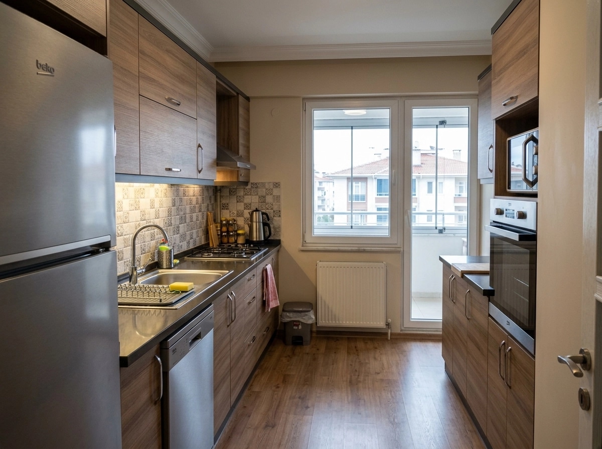 Kitchen interior in no_style style — photo by GenRoom AI