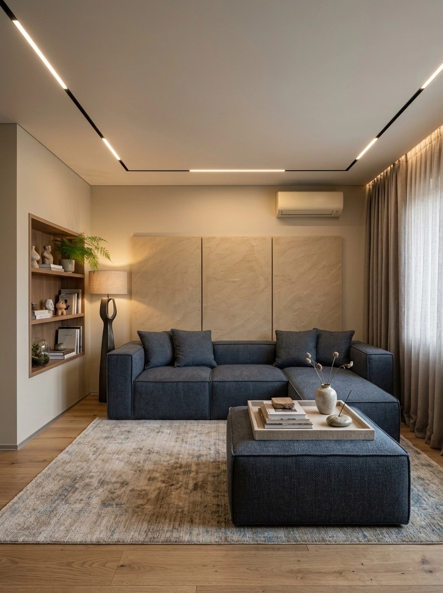 Interior design in Contemporary style — Living Room by GenRoom AI
