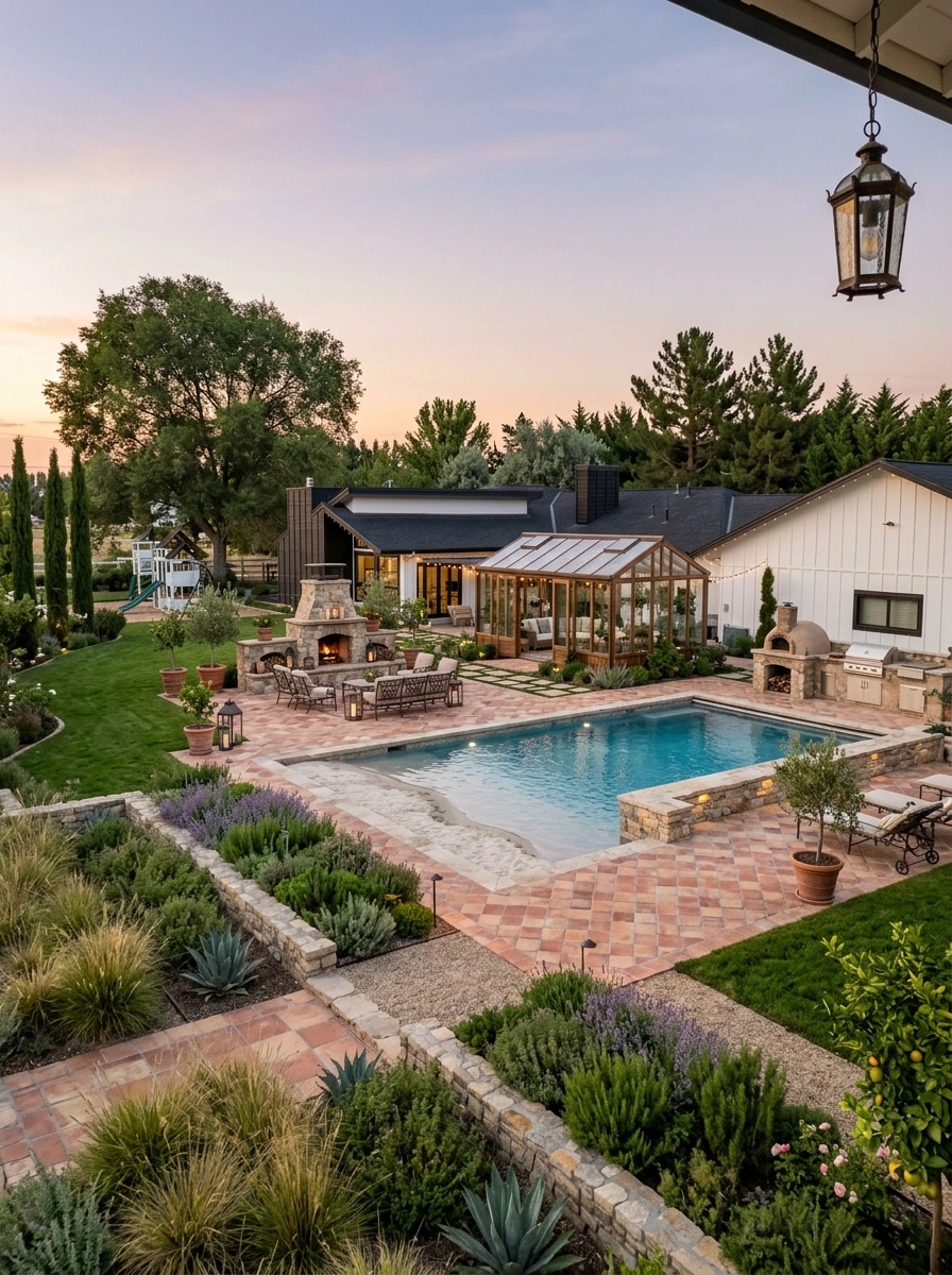 Mediterranean Yard Yard design — yard photo by GenRoom AI