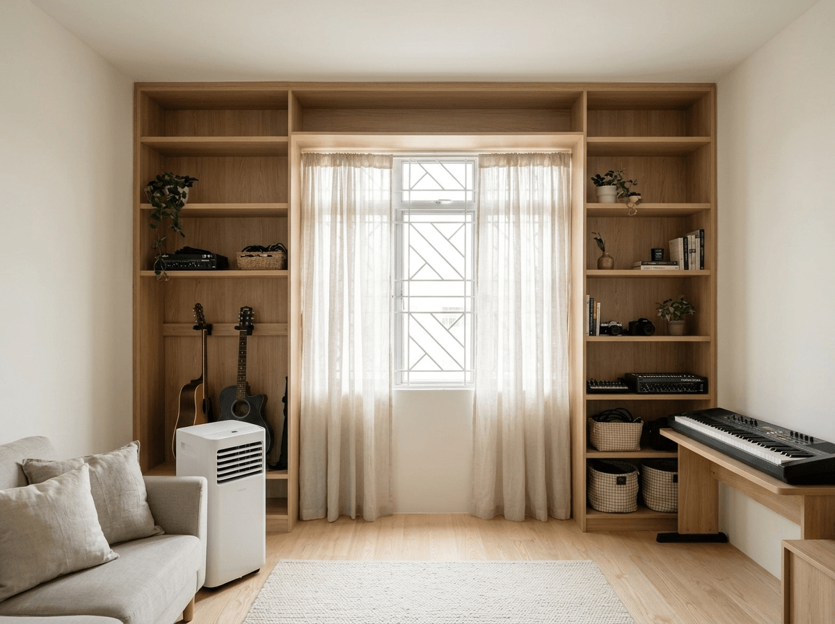 Design d'intérieur en style Scandinavian — studio par GenRoom AI