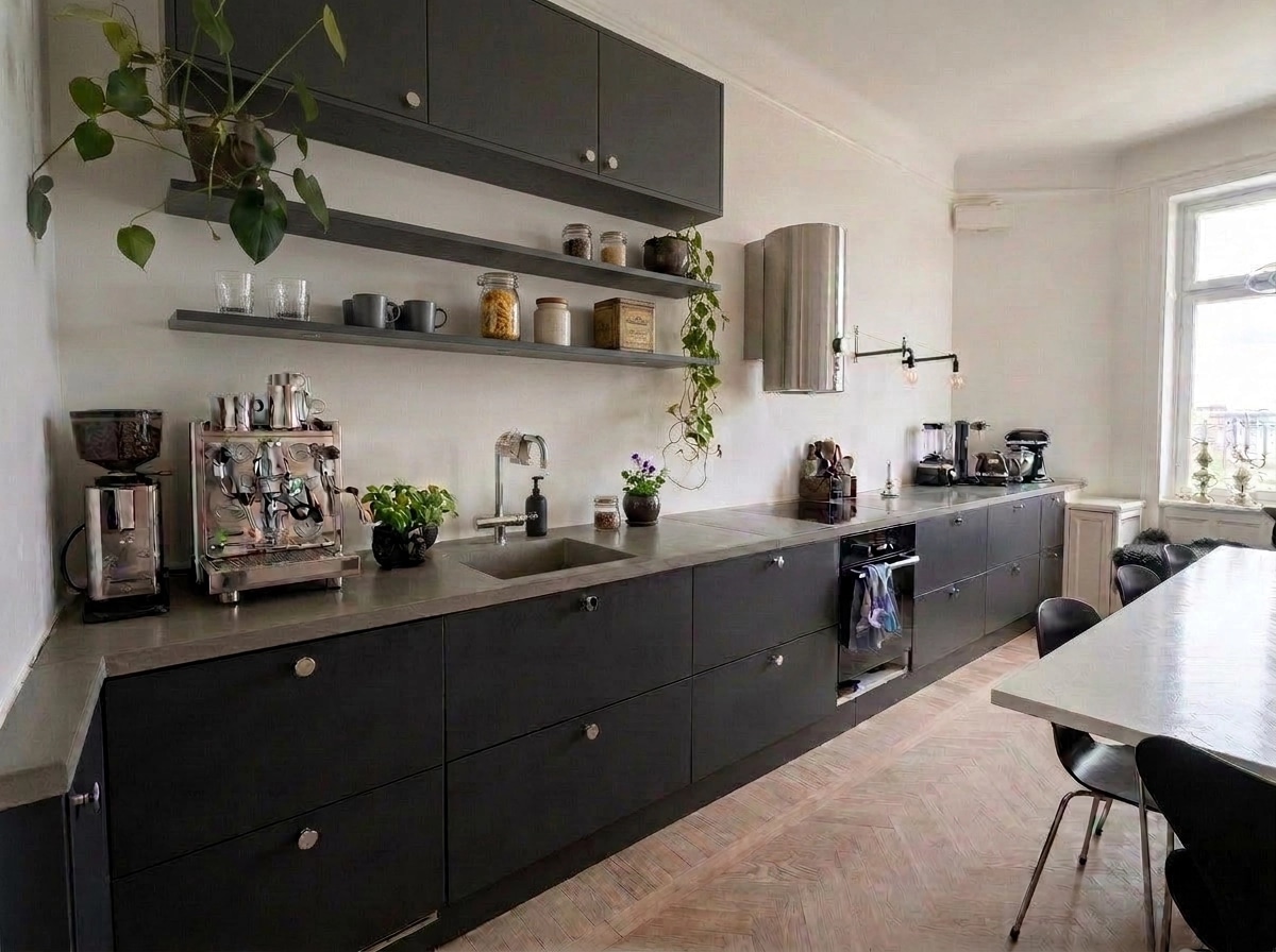 Minimalism Kitchen design — interior photo by GenRoom AI
