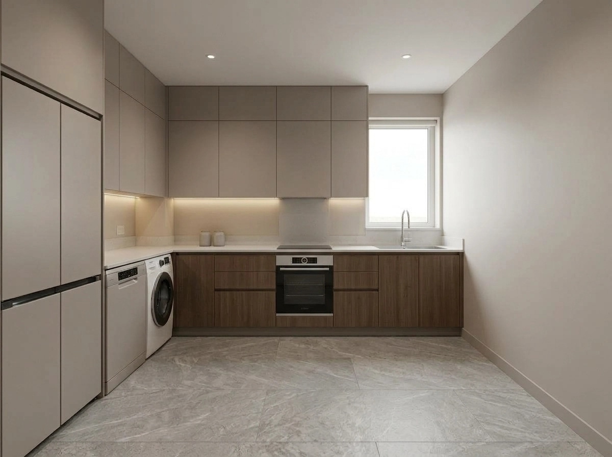 Interior design in Contemporary style — Kitchen by GenRoom AI