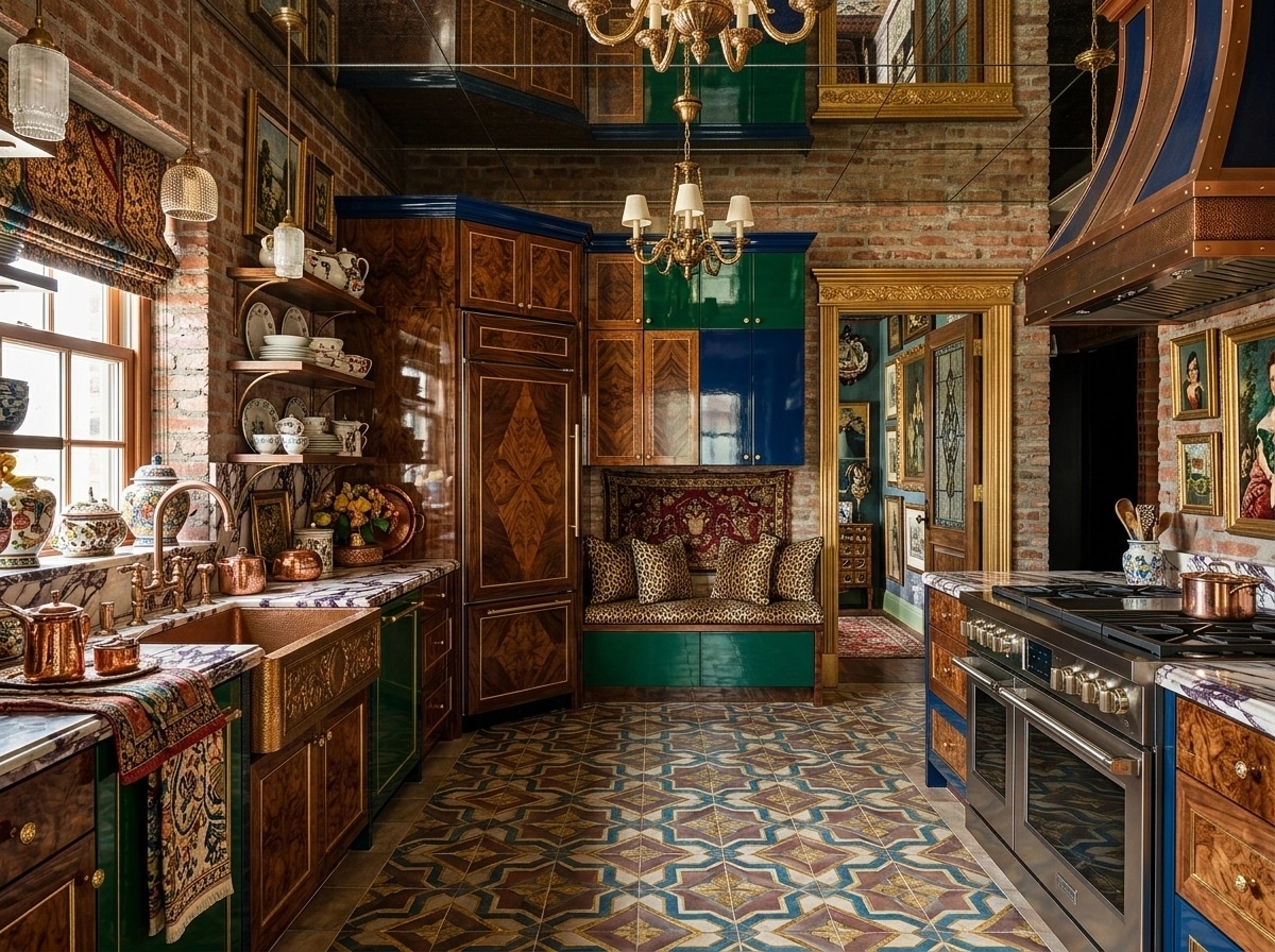 Maximalist Kitchen design — interior photo by GenRoom AI