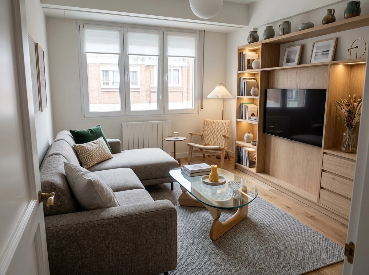 Interior design in Scandinavian style — Living Room by GenRoom AI