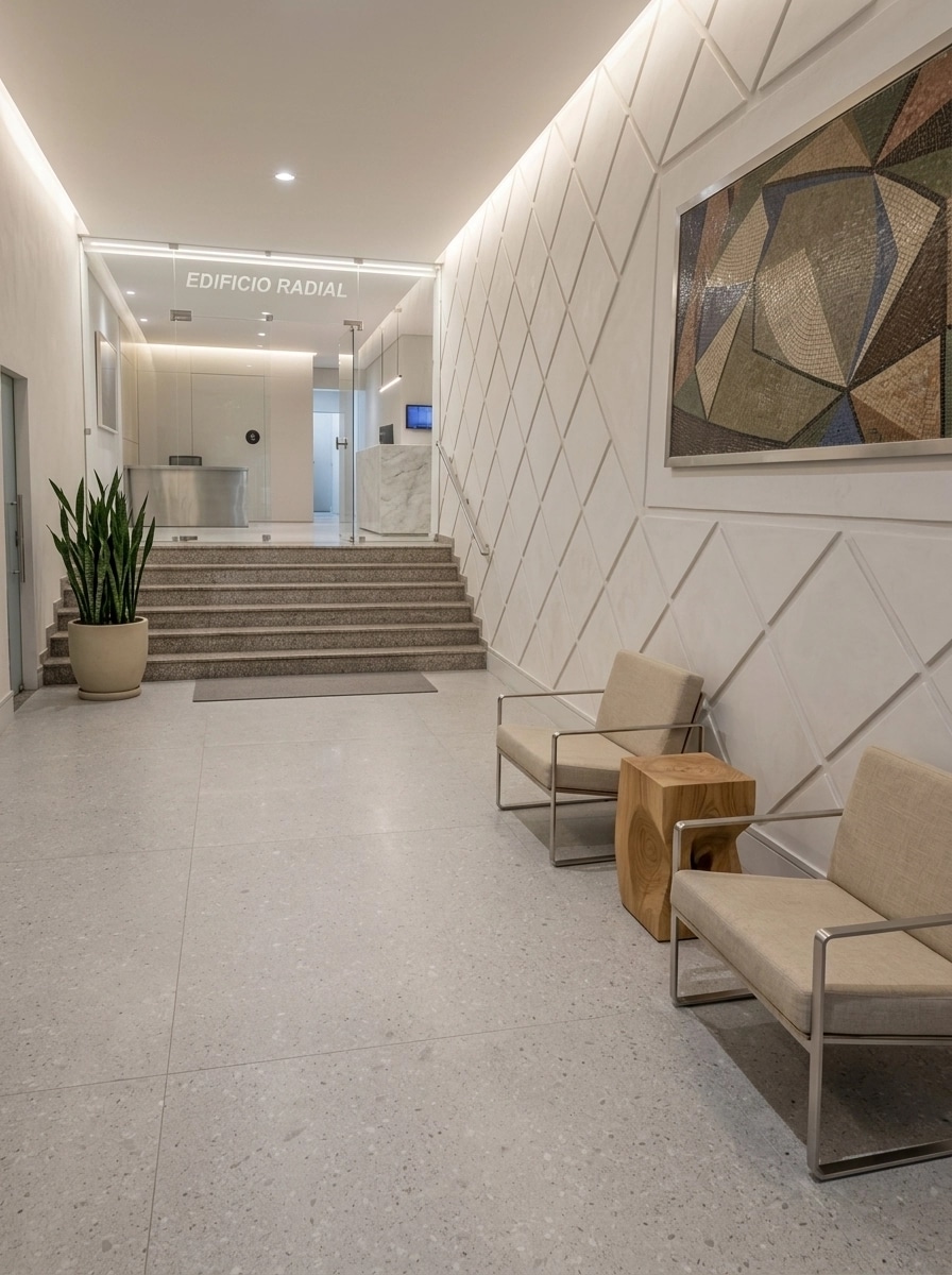 Interior design in Minimalism style — lobby by GenRoom AI