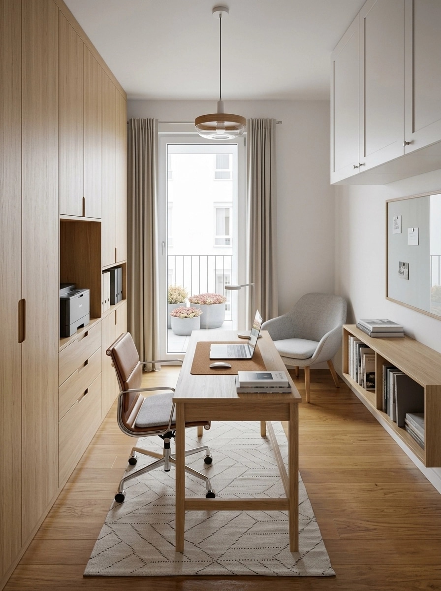 Scandinavian Office design — interior photo by GenRoom AI