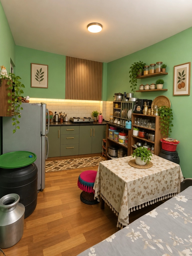 Kitchen interior in no_style style — photo by GenRoom AI